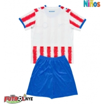 Camiseta Paraguay Primera Equipación para niños Mundial 2026 manga corta (+ pantalones cortos)